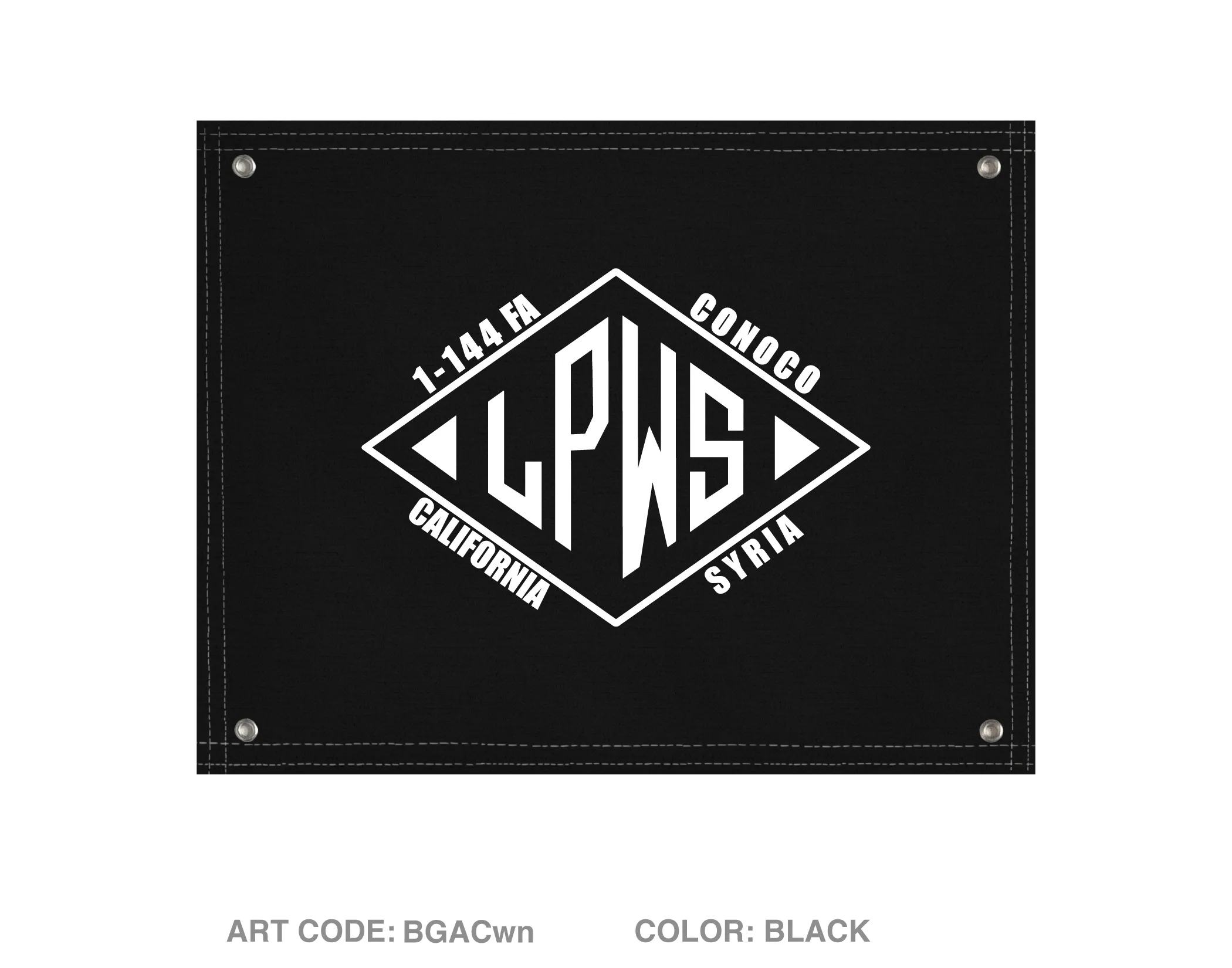 1-144FA Banner Flag -BGACwn