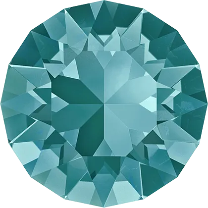 1028 & 1088 Swarovski Chaton & Round Stones, Blue Zircon (229)