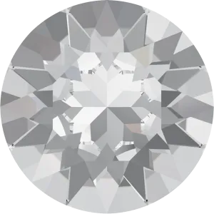 1028 & 1088 Swarovski Chaton & Round Stones, Crystal Unfoiled (001)