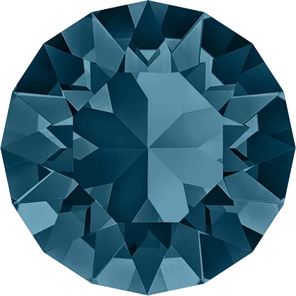 1028 & 1088 Swarovski Chaton & Round Stones, Indicolite (379)