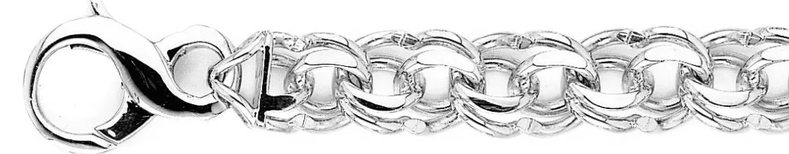 13.1mm Double Chain Necklace