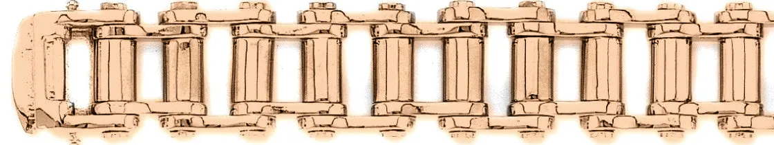 17mm Tank Tread Link Bracelet