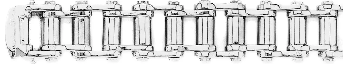 17mm Tank Tread Link Bracelet