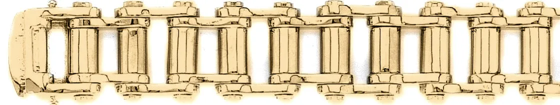 17mm Tank Tread Link Bracelet