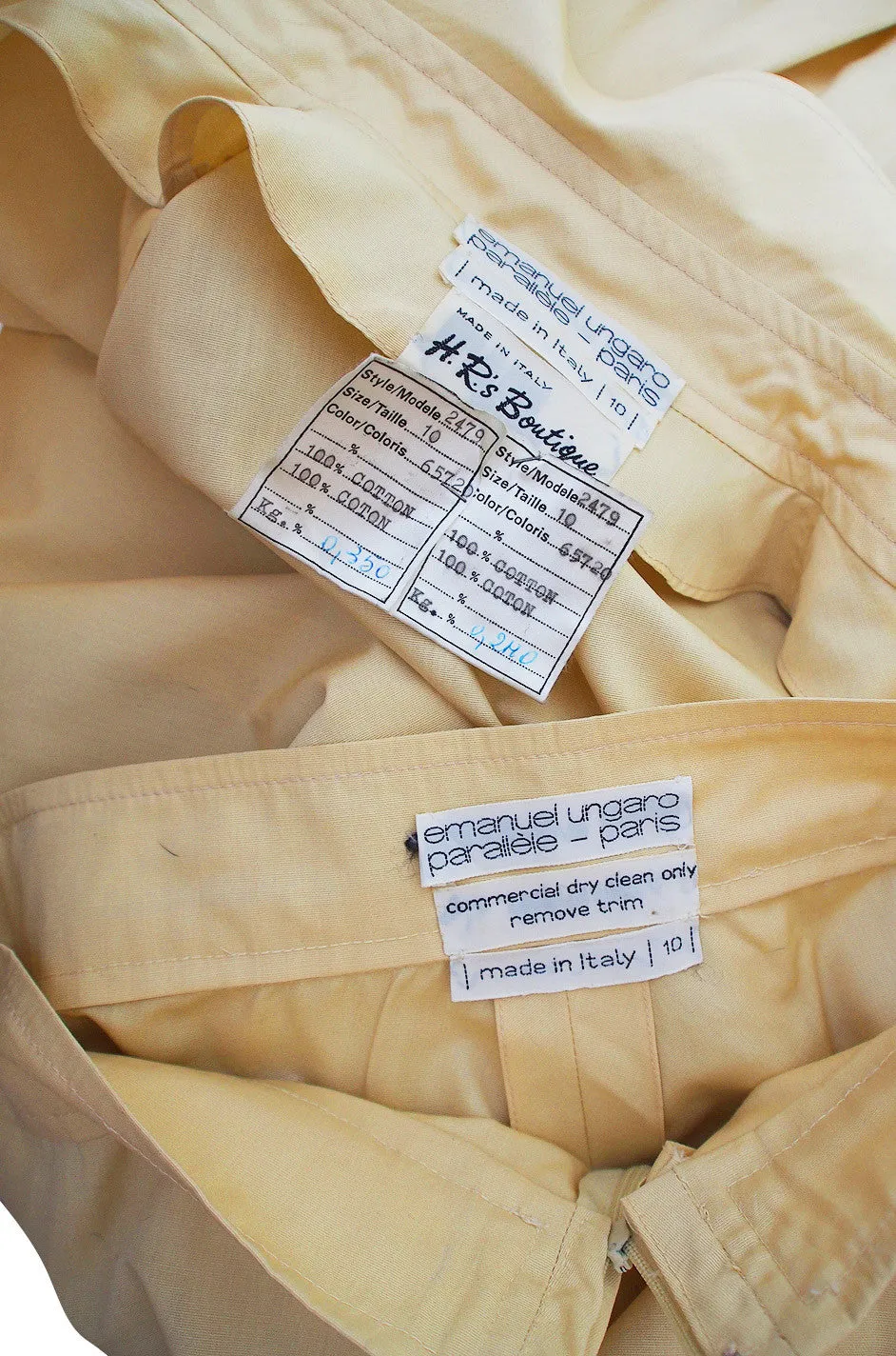 1970s Emanuel Ungaro Chic Safari Suit