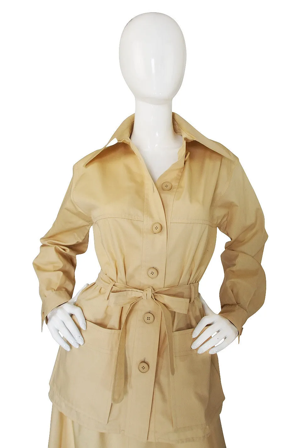 1970s Emanuel Ungaro Chic Safari Suit