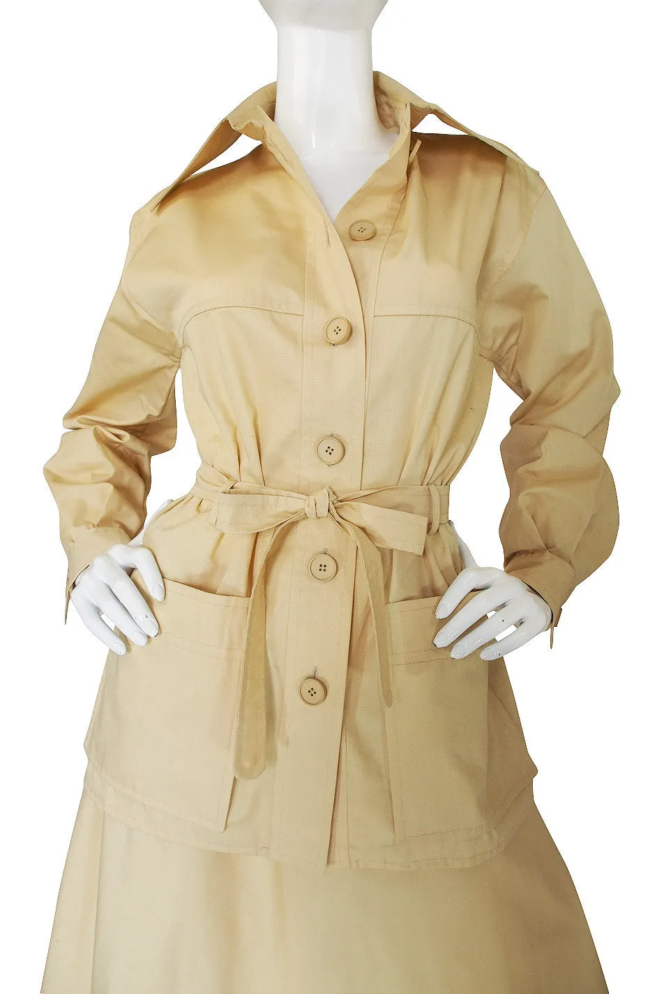 1970s Emanuel Ungaro Chic Safari Suit