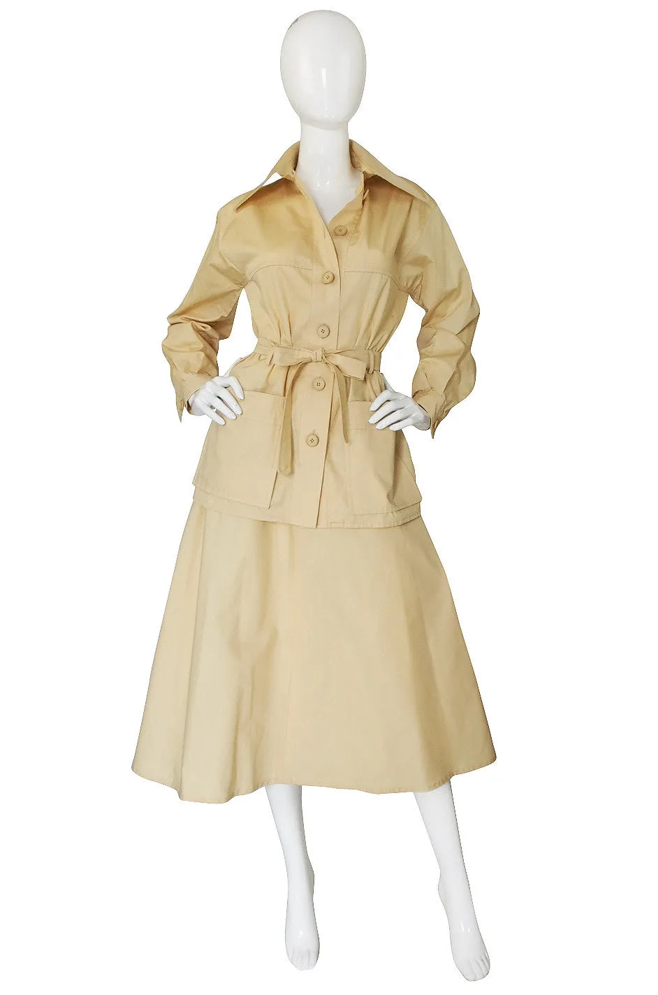 1970s Emanuel Ungaro Chic Safari Suit