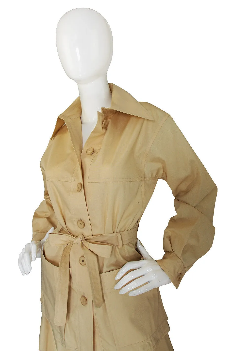 1970s Emanuel Ungaro Chic Safari Suit