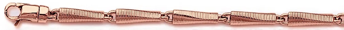 4.5mm Ribbed Concord Link Bracelet