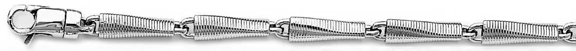 4.5mm Ribbed Concord Link Bracelet