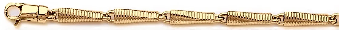 4.5mm Ribbed Concord Link Bracelet