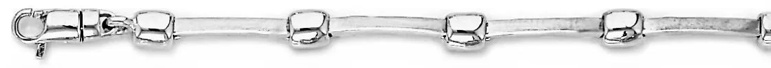 4.7mm Square Link Bracelet