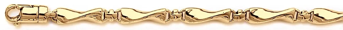4.7mm Twisted Ribbon Link Bracelet