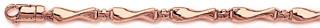 4.7mm Twisted Ribbon Link Bracelet