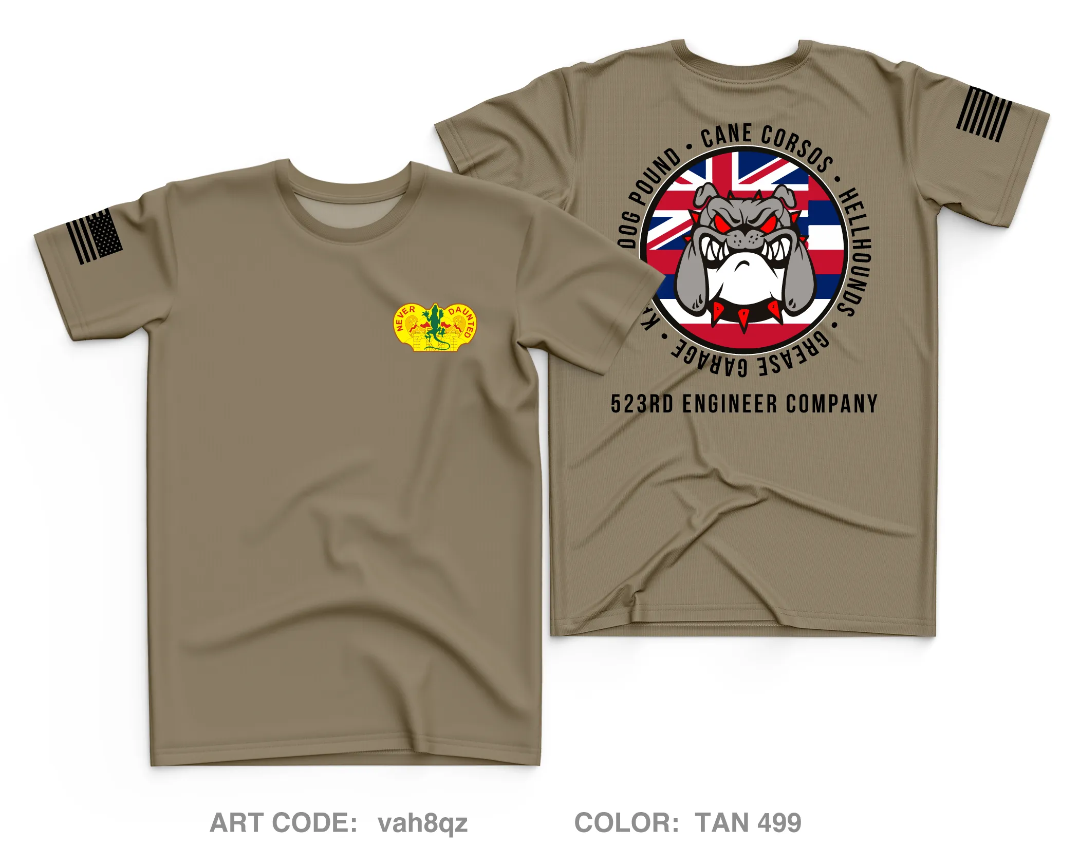 523rd ESC Core Men's SS Performance Tee - vah8qz