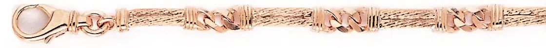 5.4mm Cable Cap Link Bracelet
