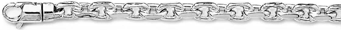 5.6mm Flat Elongated Rolo Chain Necklace