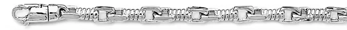 5mm Corkscrew Bullet Chain Necklace