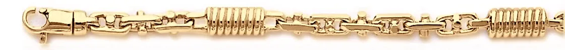 5mm Corkscrew Bullet Chain Necklace