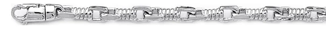 5mm Corkscrew Bullet Chain Necklace
