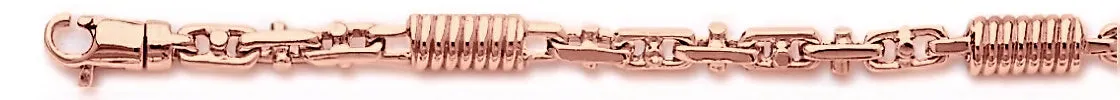 5mm Corkscrew Bullet Chain Necklace