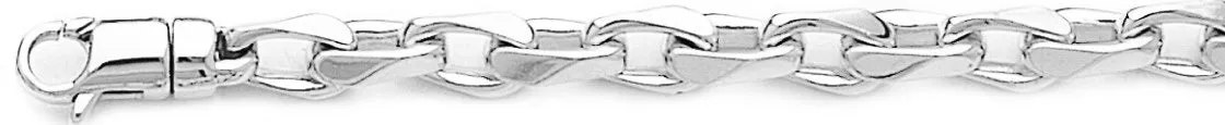 6.5mm Semi Rolo Link Bracelet