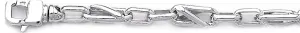 6.7mm Criss Angle Link Bracelet