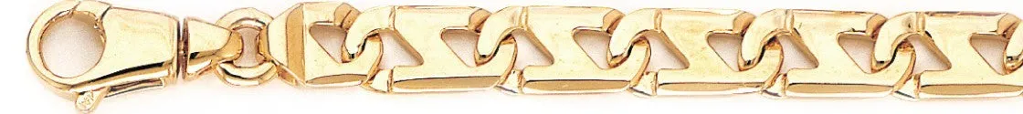 8.4mm Slanted Anchor Link Bracelet
