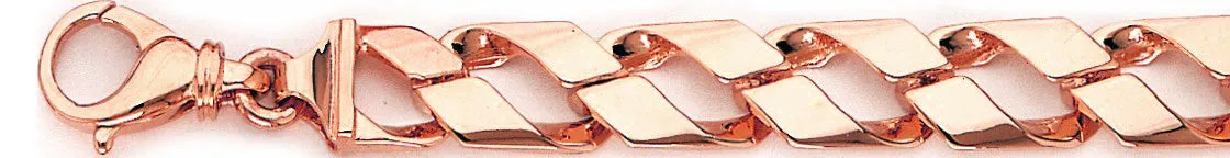 9.9mm Ribbon Curb Chain Necklace