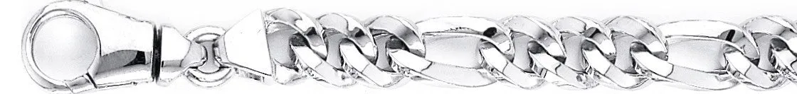 9mm Figaro Link Bracelet