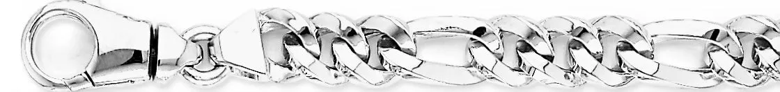 9mm Figaro Link Bracelet