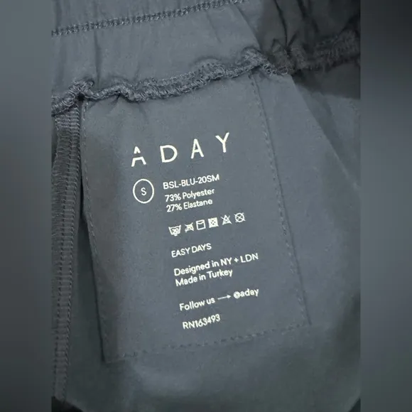 ADAY Easy Days Lake Blue Athletic Shorts