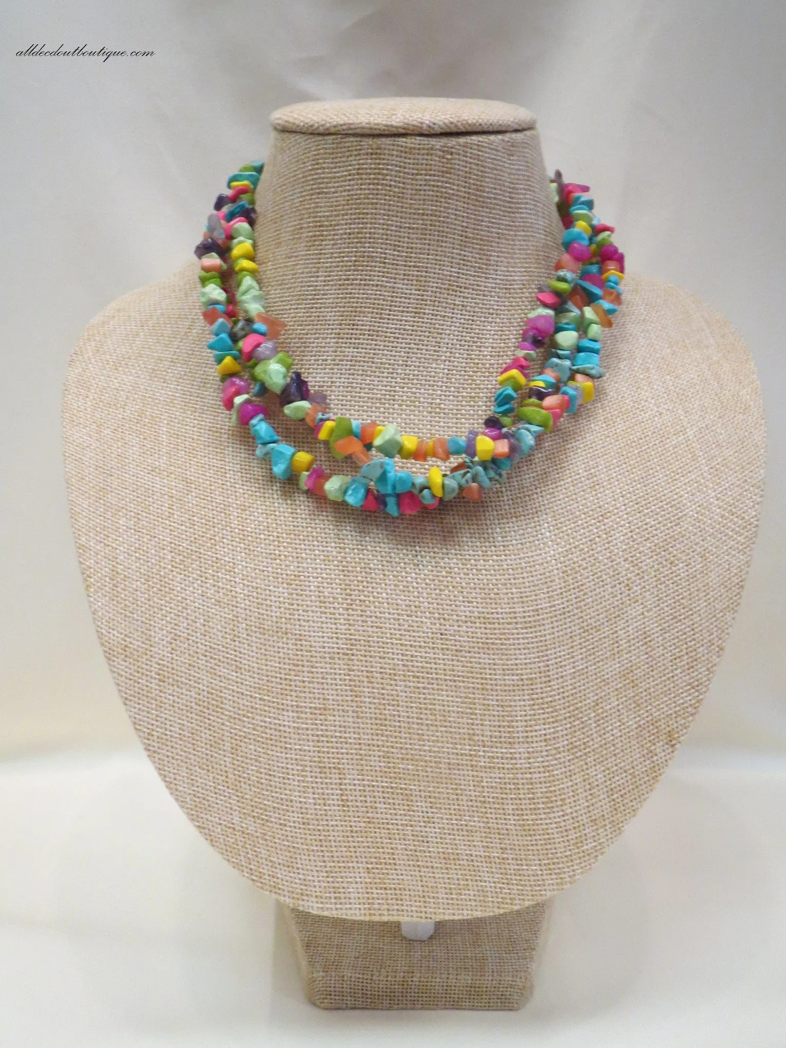 ADO | Necklace with Multi Colored Beads