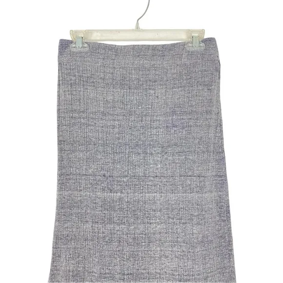 Anita Dongre Grassroot Pencil Skirt Womens 12 Large Stretch Cotton Crepe Blue