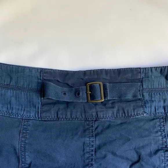 Anthropologie Hei Hei blue cargo skirt size 12 cotton