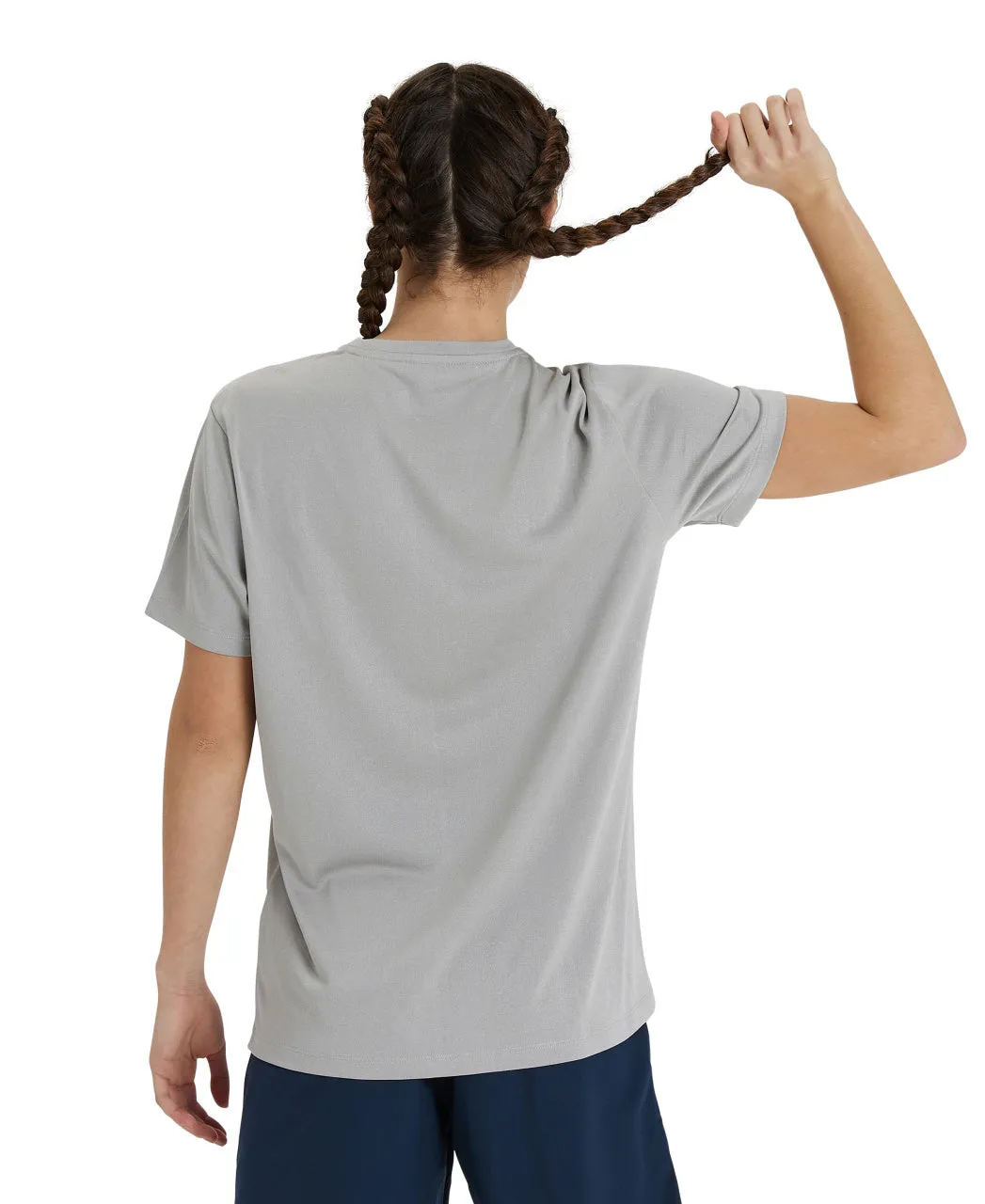 Arena Team Unisex Solid T-Shirt - Medium Grey Heather