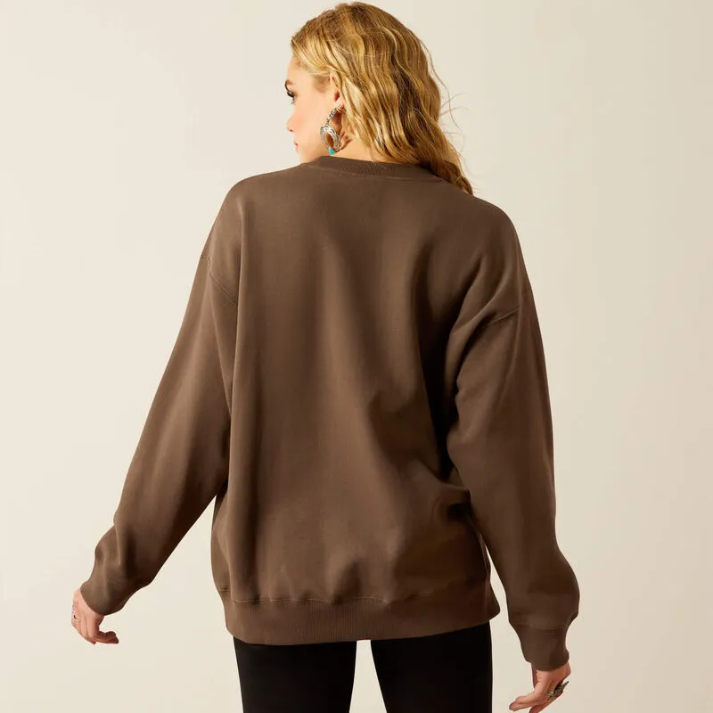 Ariat Women's Oversized Crew Sweatshirt