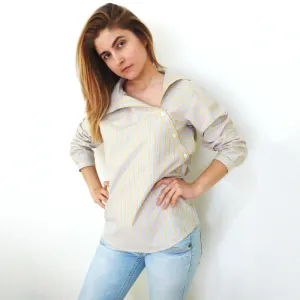 Asymmetric Shirt Sewing Pattern N.32