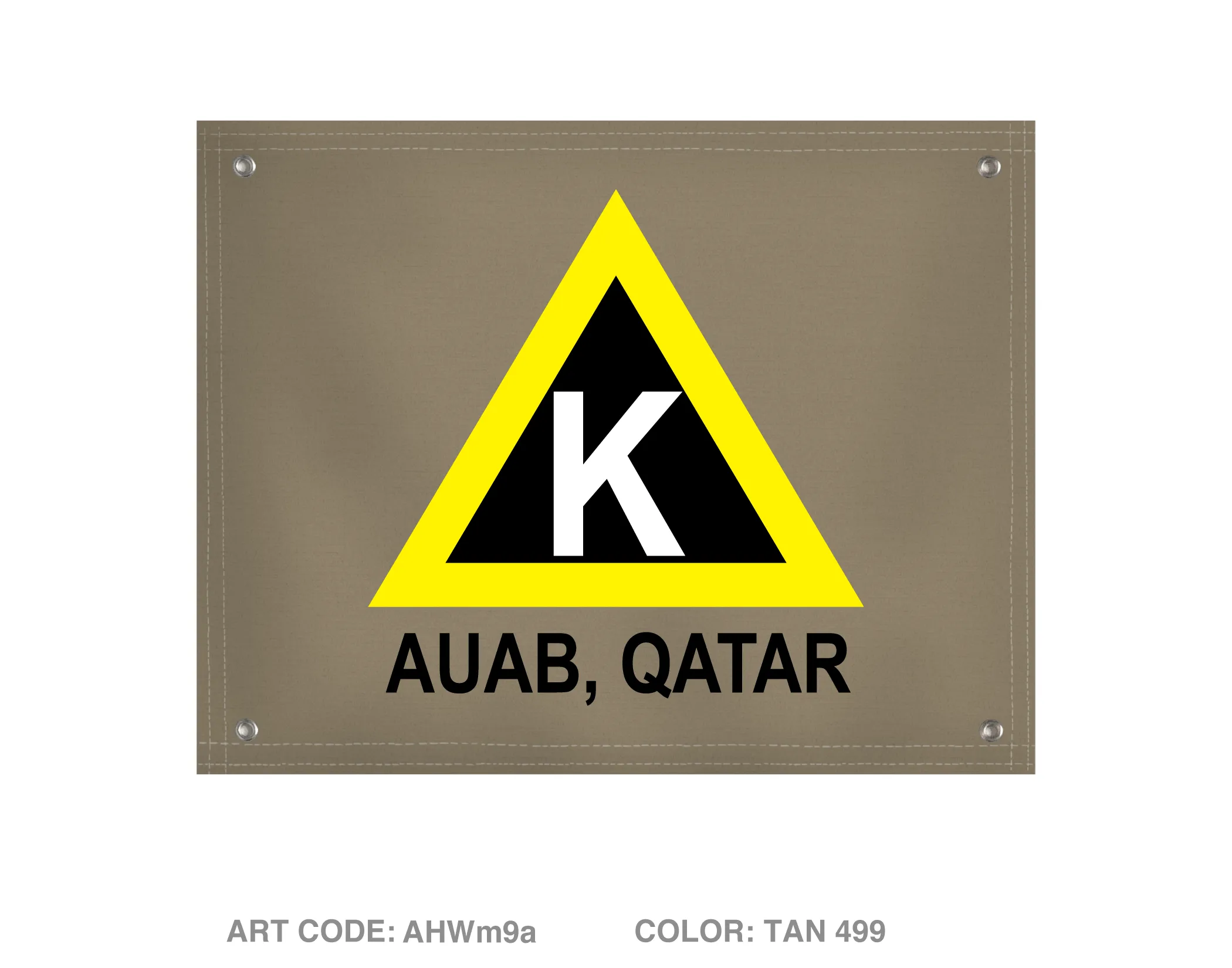 AUAB, QATAR Banner Flag - AHWm9a