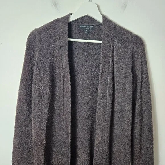 Barefoot Dreams Size XS CozyChic Lite Long Cardigan Sweater in Carbon