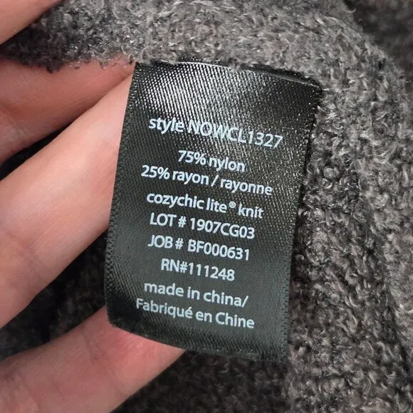 Barefoot Dreams Size XS CozyChic Lite Long Cardigan Sweater in Carbon