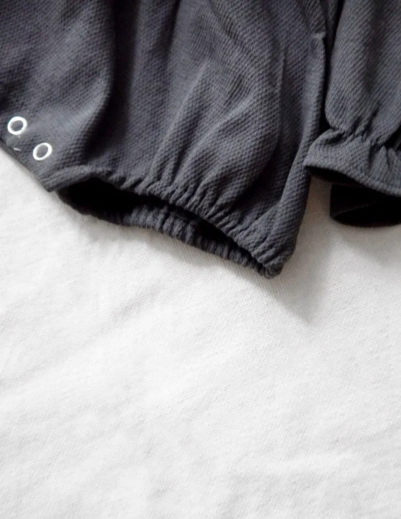 Bean Suit Romper Charcoal