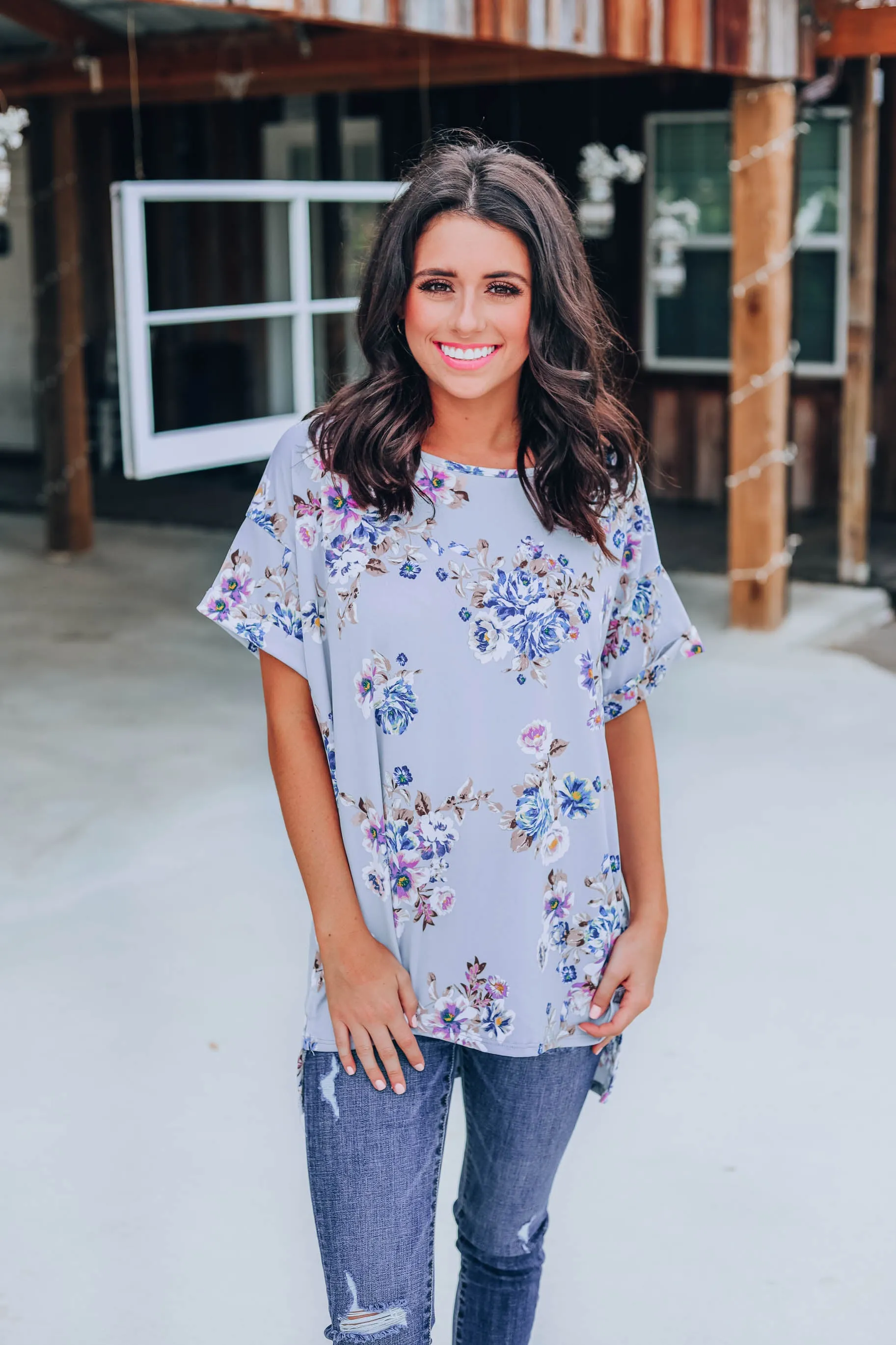 Beautiful Bouquet Floral Top