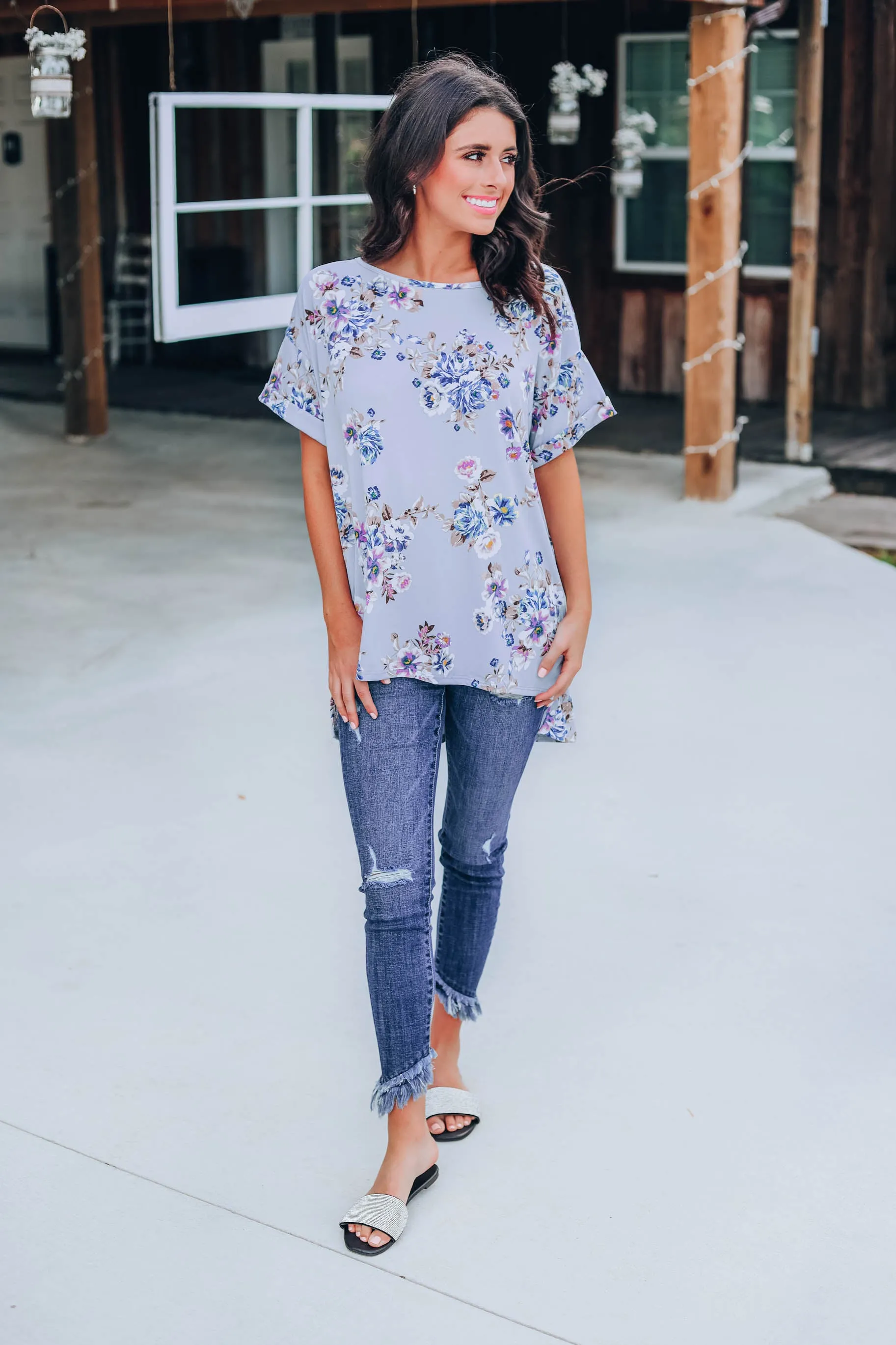 Beautiful Bouquet Floral Top
