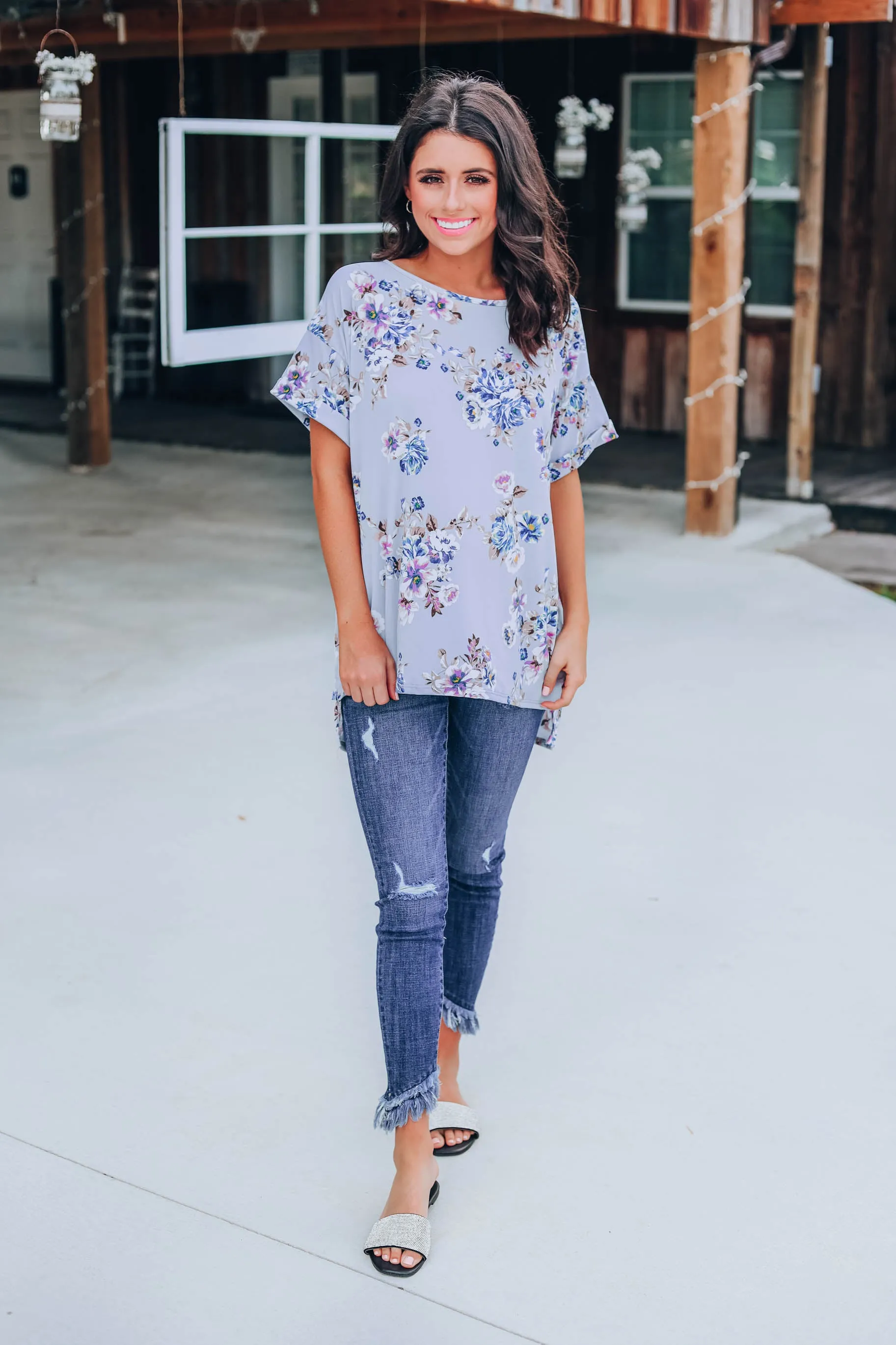 Beautiful Bouquet Floral Top