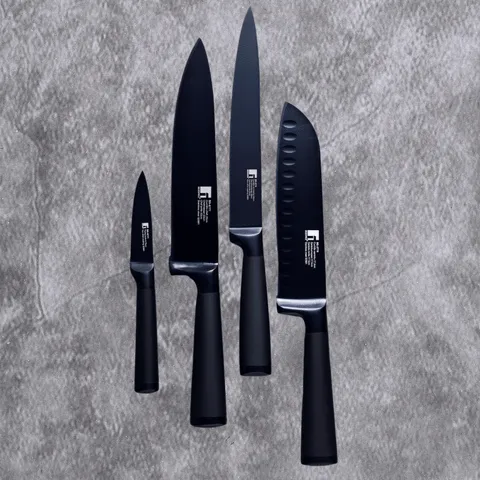 Bergner Black Blade Stainless Steel Chef Knife BG-9777