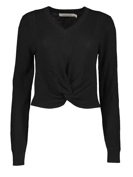 Bishop   Young  Mateo Twist Front Sweater