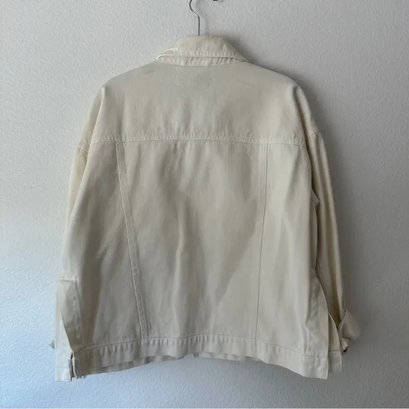 [BLANKNYC] Off-White Denim Jacket - Size Small, Relaxed Fit