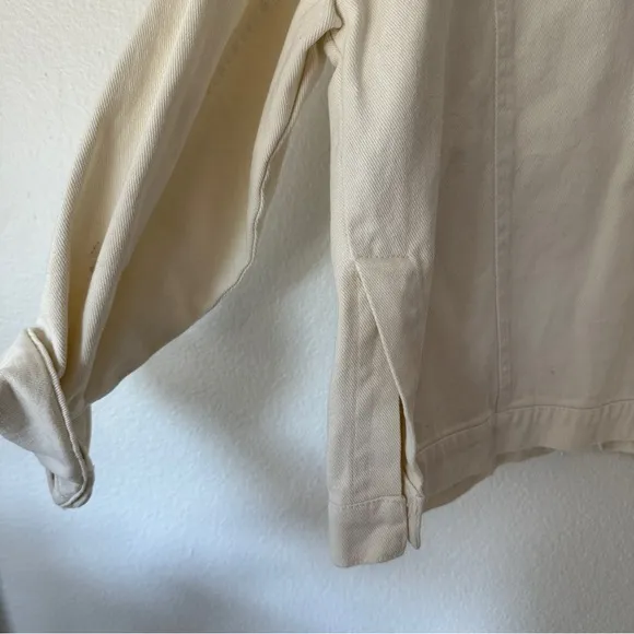 [BLANKNYC] Off-White Denim Jacket - Size Small, Relaxed Fit